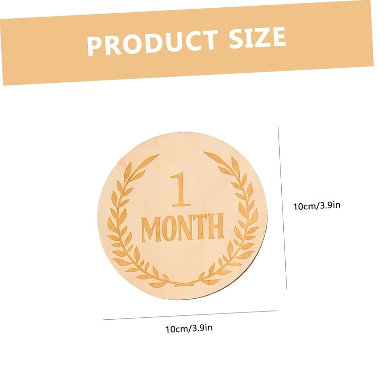 UPKOCH 13Pcs Baby Milestone Cards For Newborn Monthly Photo Props Unique Designs - Image 2